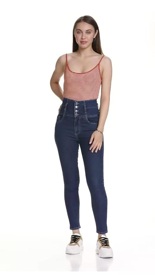 Supper High Rise Womens Skinny Fit Jeans - Image 2