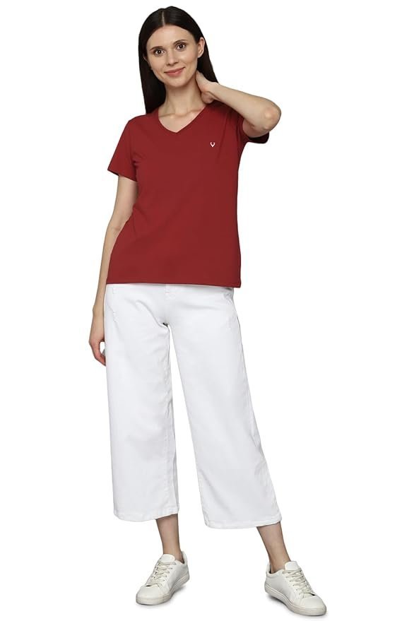 Women's 100% Polyester Regular Fit T-Shirt - Image 2