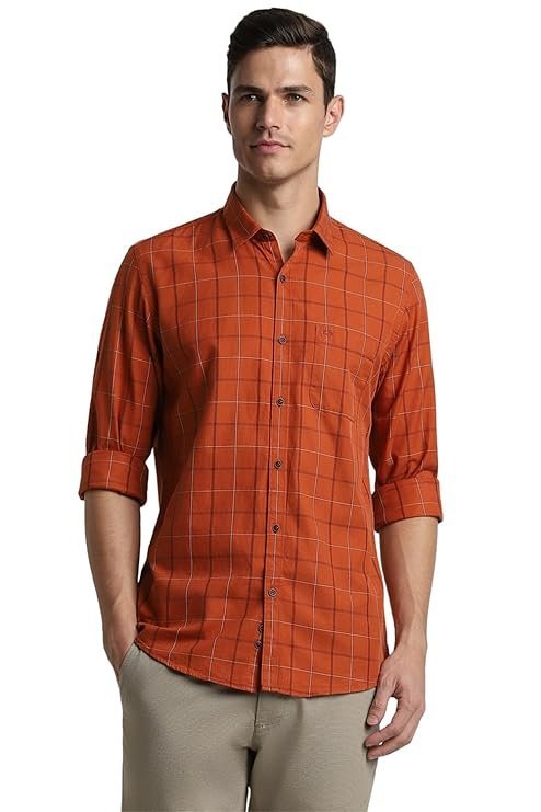 Men's Checkered Casual Everyday Full Sleeve Shirt | 100% Cotton