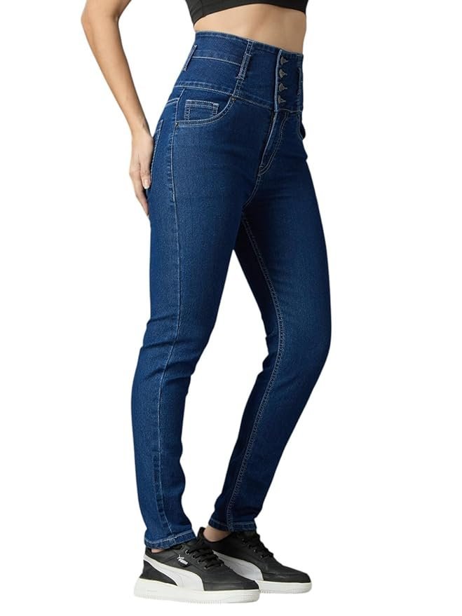 Supper High Rise Womens Skinny Fit Jeans - Image 6