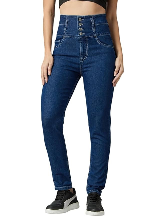 Supper High Rise Womens Skinny Fit Jeans