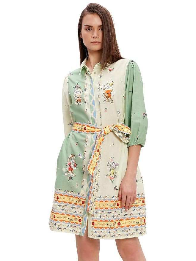 Women's Cotton A-Line Mini Dress