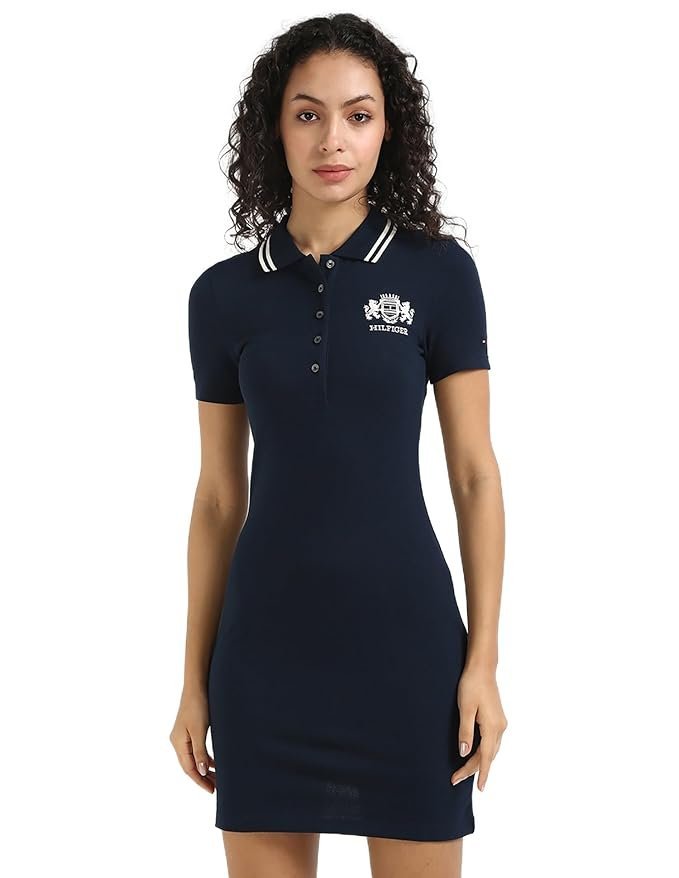 Women's Cotton A-Line Above The Knee Casual Dress