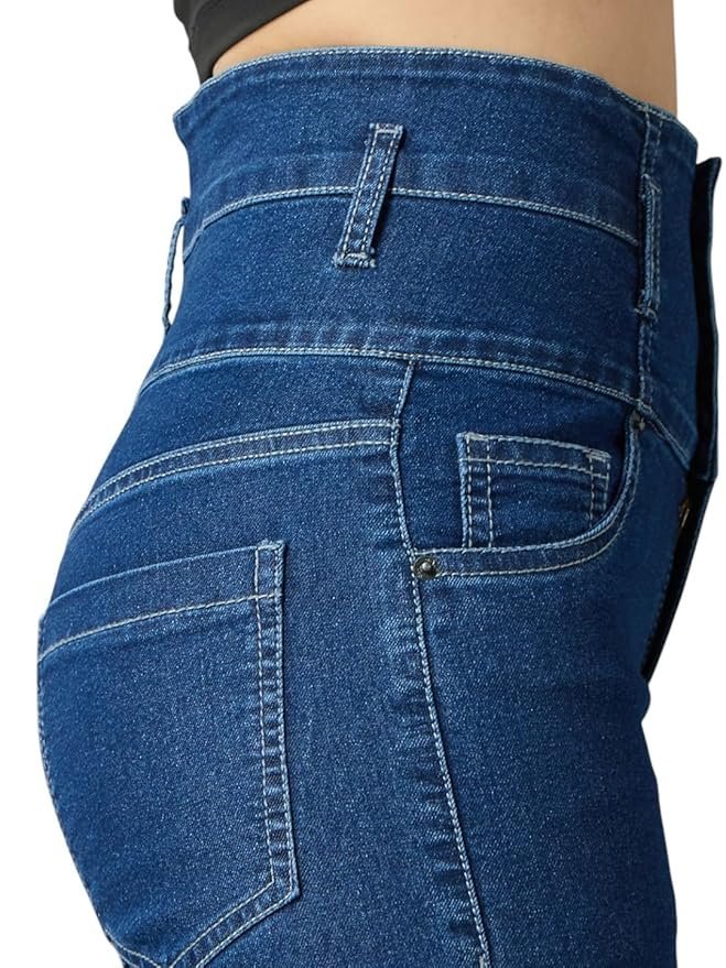 Supper High Rise Womens Skinny Fit Jeans - Image 4
