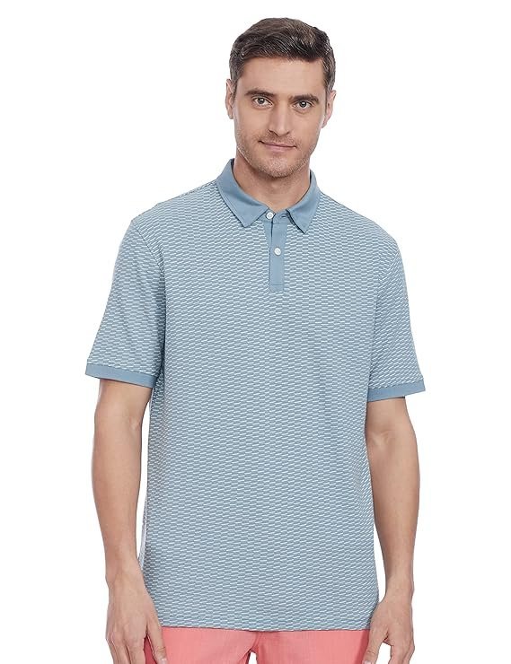Mens Printed Cotton Round Neck Regular Fit T-Shirt
