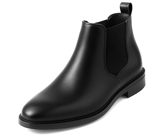 Men's Slip On Fashion Chelsea Boots | High Tops, Soft Cushioned Insole, Comfortable Fit, Trendy, Stylish Boots