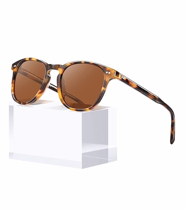 Polarized Sunglasses for Women Small and Medium Face UV Protection, Handcrafted Acetate Frame Sunnies