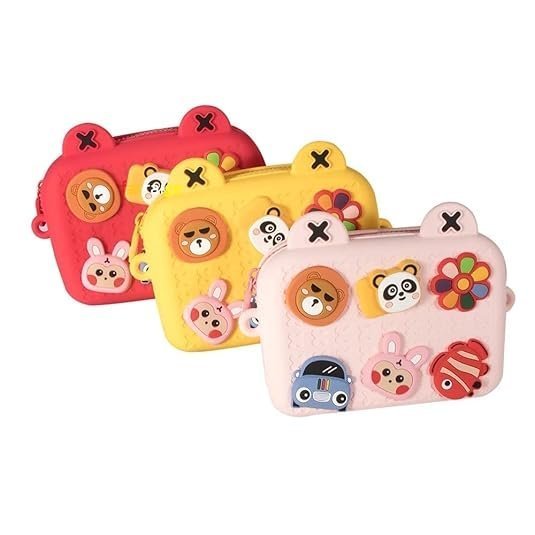 Cartoon Soft Silicone Bag Crossbody Shoulder Bag Purse Waterproof Anti Fall Stationery Storage Bag Handbag Sweet Birthday Gift For Children Students Girls - Image 4