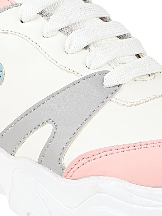 Women's Casual Walking Sneakers || Comfortable Lightweight Lace Comfy Travel & College - Image 3
