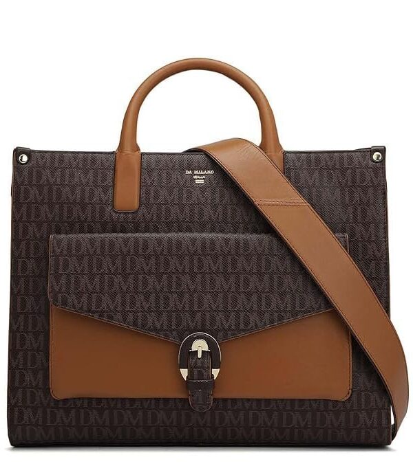 Women's Leather Satchel - Brown