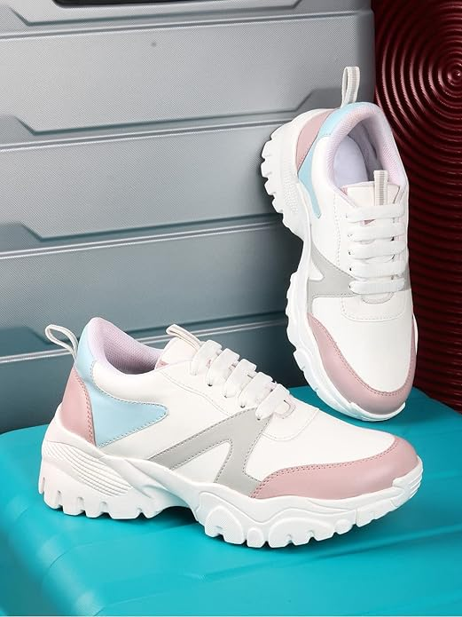 Women's Casual Walking Sneakers || Comfortable Lightweight Lace Comfy Travel & College - Image 6