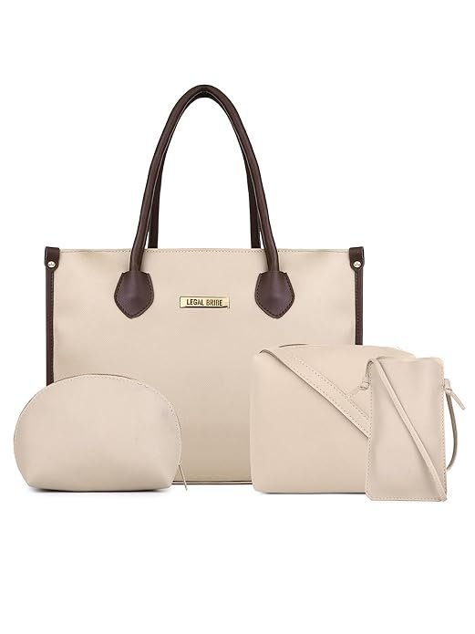 Women Textured Tote Bag Combo Of 4