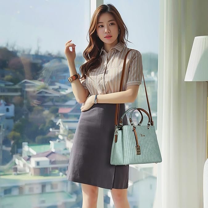 Women's Striped Line Handbag for Women| Ladies purse | Stylish Shoulder Bag | Gift for Women - Image 6