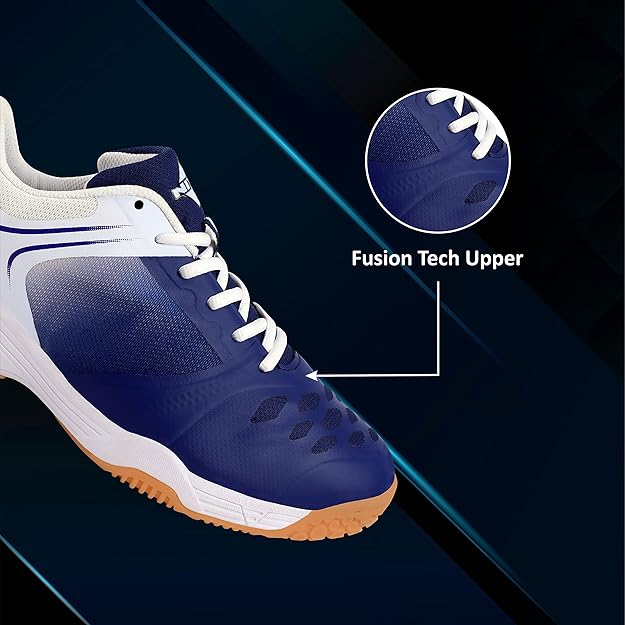 Badminton Shoe for Mens | Rubber Sole Shoes with Upper Mesh for Sports, Badminton, Volleyball, Squash, Table Tennis, Nonmarking Sole - Image 5