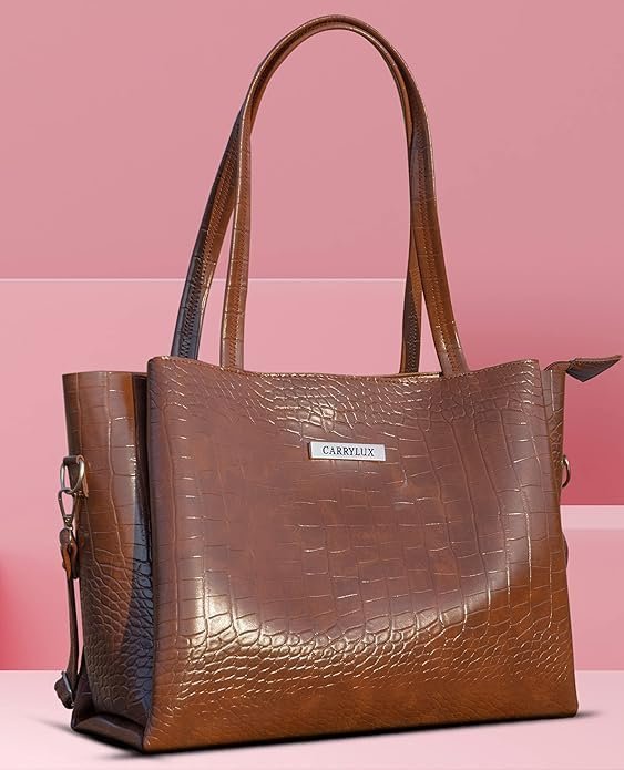 Large Capacity Croco Pattern Tote Bags For Womens Big Purses And Handbags Ladies Big Shoulder Bag - Image 4