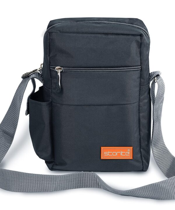 Stylish Padded Mini Sling Bag for Men and Women, Small Passport Travel Bag and Small Sling Bag With Water Bottle Pocket