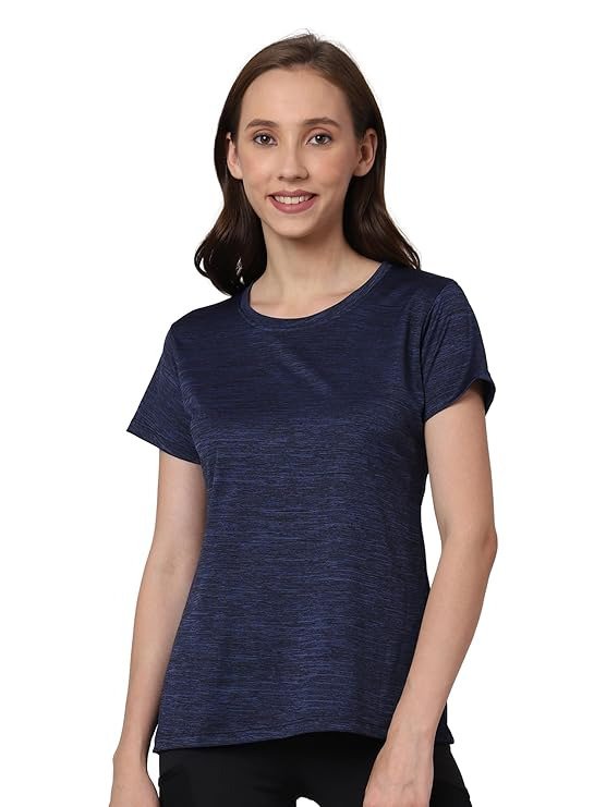Women's Athleisure Short Sleeve Sports Gym Workout Exercise Anti Odor Polyester Tshirt